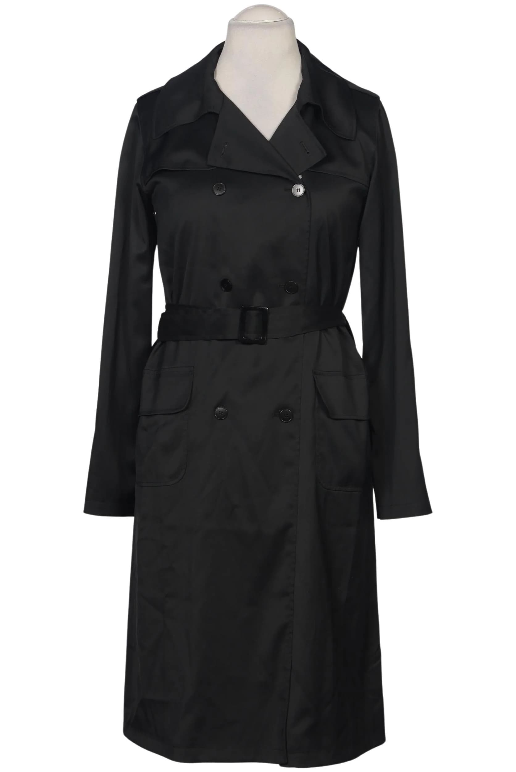 agnes b Damen Mantel, Schwarz, Gr. M