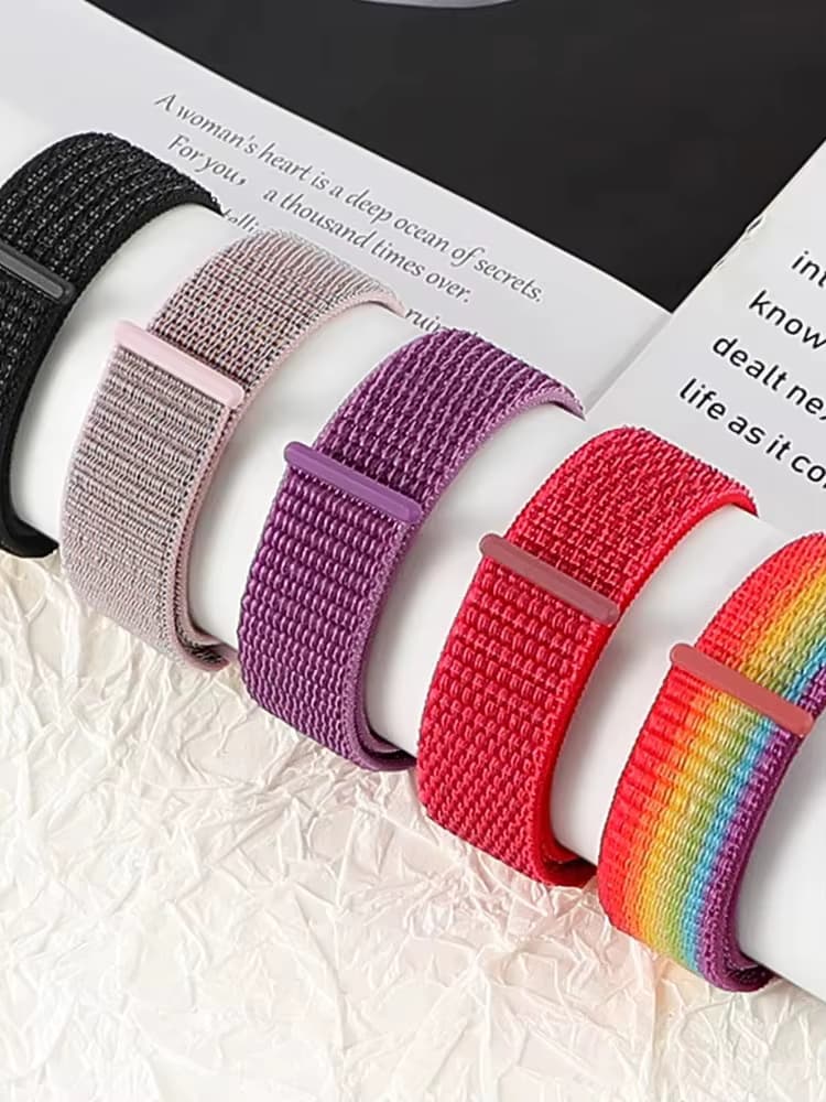 Atmungsaktives Nylon-Armband für Xiaomi Redmi Watch 6/5/4, Sport-Ersatzarmband, Correa Mi Band 10/9/8 Pro Band