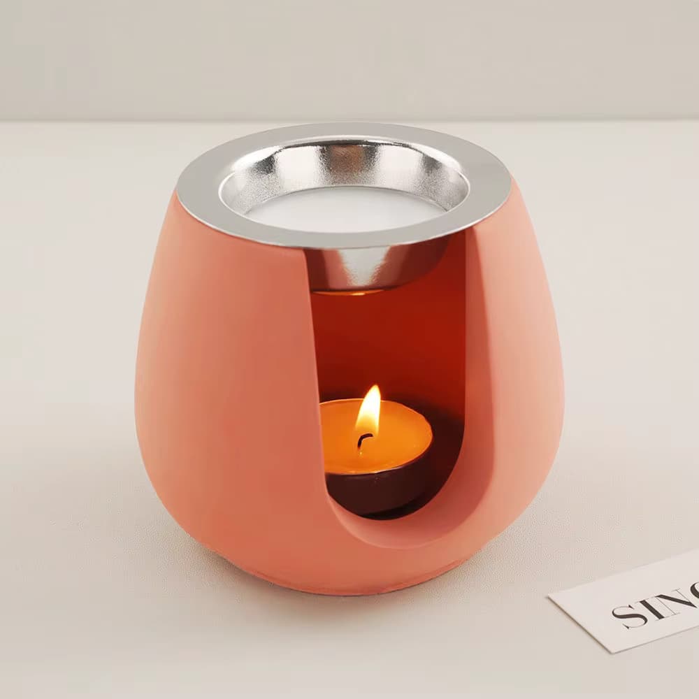 Zylindrischer Weihrauchbrenner Silikonform DIY Hydrokultur Vase Beton Zementform Schmelzwachsbehälter Herstellung von Gipsformen