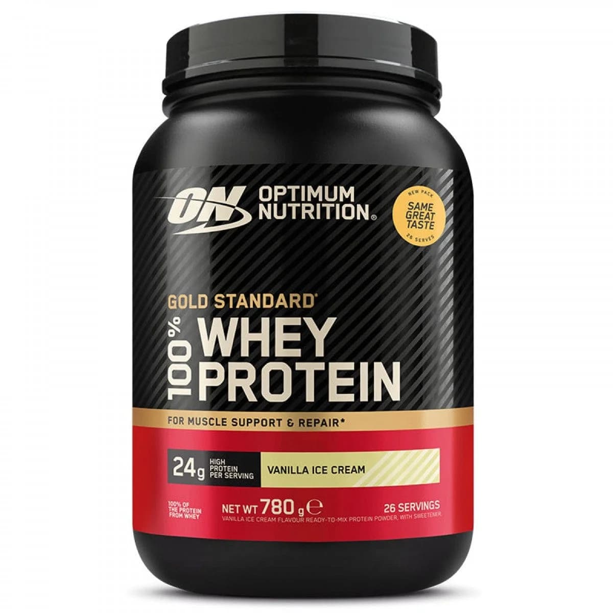 Optimum Nutrition Gold Standard Whey Protein Vanilla Ice Cream 780g. Offer from Lir Pharmacy.