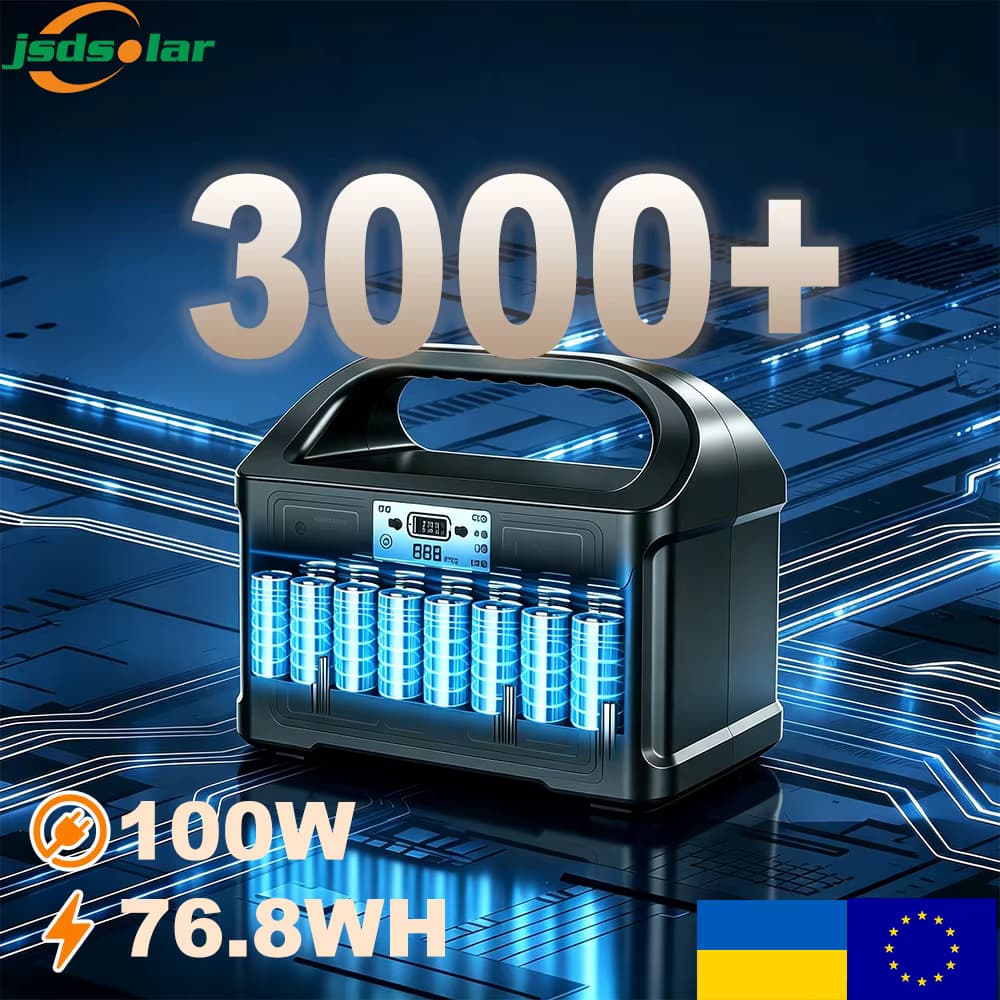 Gaiaray 100W Powerstation 12,8V 76,8Wh Akku-Pack Tragbarer Generator für Notfälle Stromausfälle Camping Reiner Sinuswellen-AC-Ausgang Notfall-Backup-Energie Powerbank für Zuhause und Outdoor-Nutzung