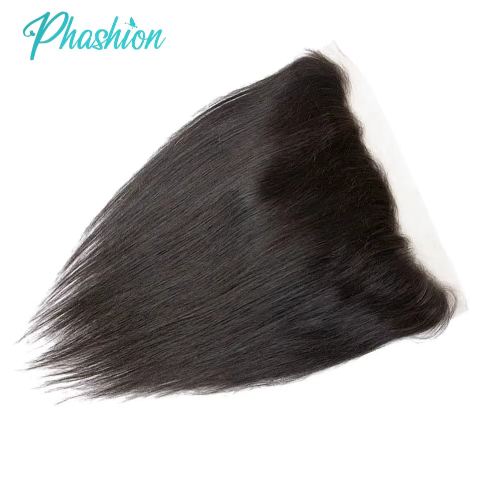 Phashion 26 28 Zoll 13x4 13x6 Lace Frontal Straight Preplucked Swiss Transparent Lace Full Front Only 100 % Remy Echthaar