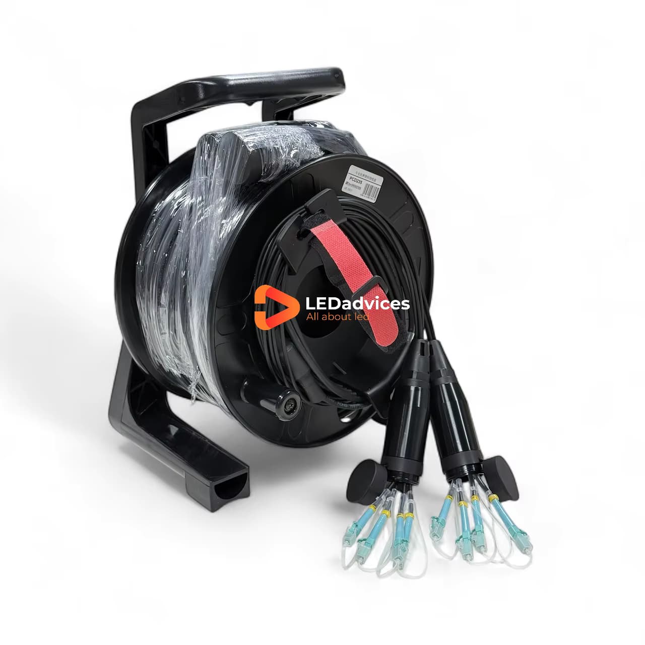 200m 4/6/8/12-adriges LC-LC Multimode OM3 10Gbps gepanzertes Glasfaserkabel PCD310 für LED-Displays, Bühnenverleih, Events, VX1000, CVT4K, CVT10