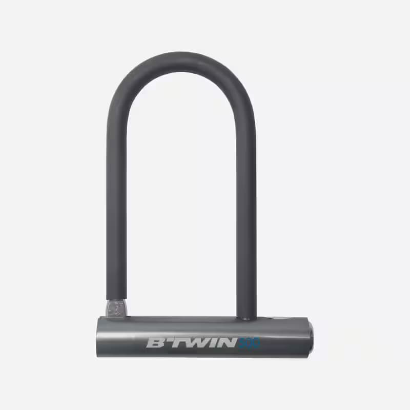 U Bike Lock 500 - Grey. Offer from Decathlon Ireland.