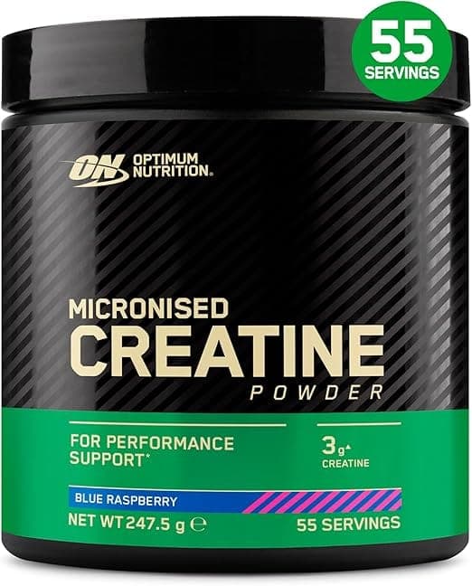 Optimum Nutrition Raspberry Flavour Creatine Monohydrate 247g. Offer from Lir Pharmacy.