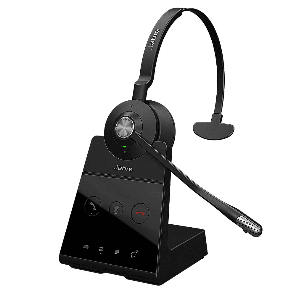 Jabra Evolve2 65, Schwarz, On-Ear, Kabellos via USB-Empfänger