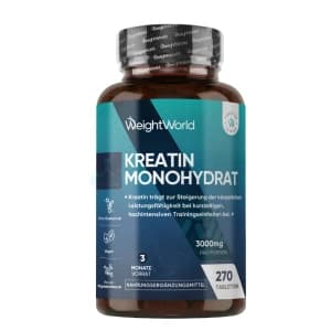 Kreatin Monohydrat Tabletten online kaufen. Offer from WeightWorld DE.