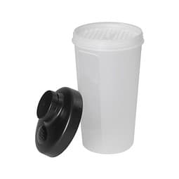 Protein Shaker Energy, 600 ml, transparent/schwarz. Offer from Saalfrank DE.