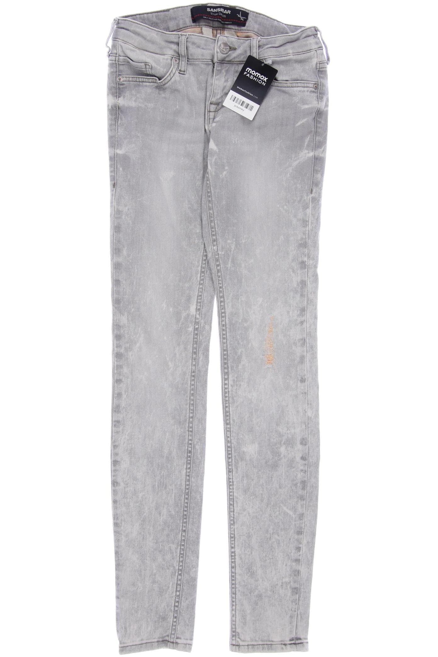 Sansibar Damen Jeans, Grau, Gr. W27