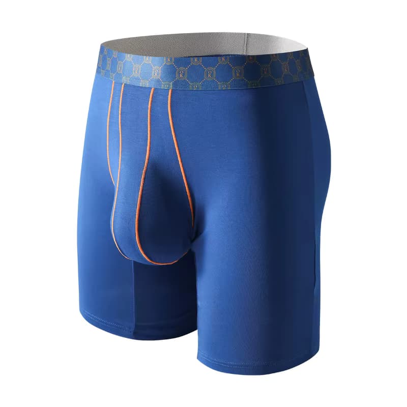 Herren Unterwäsche Weiche Bambus Faser Boxer Shorts Hombre Atmungsaktive U Konvexen Beutel Panites Lange Unterhose Männliche Badehose Cueca L-XXL