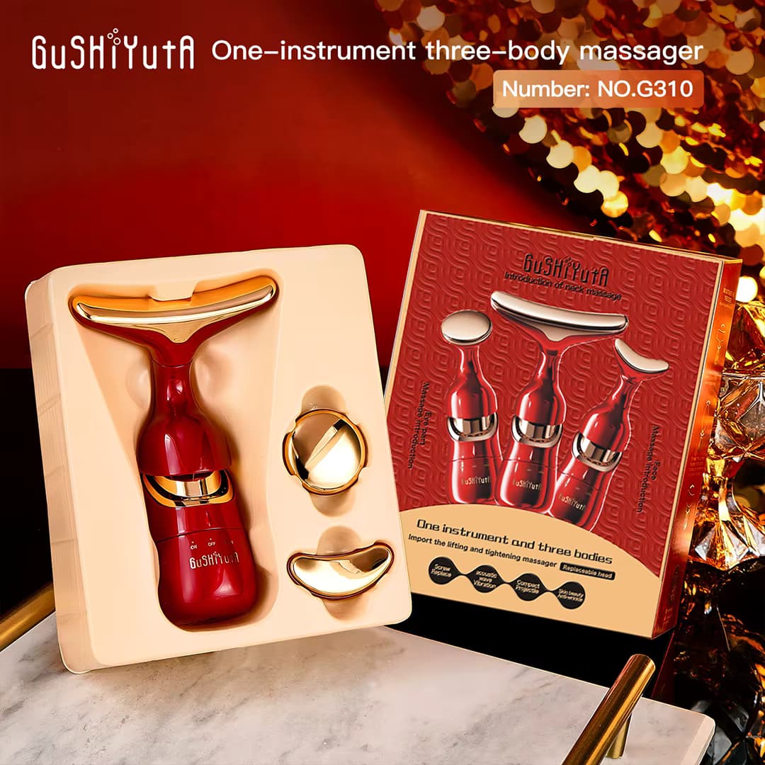 Face Lifting Device Neck Facial Eye Massage Introducer Mikrostrom Hautverjüngung Anti Aging Beauty Device Face Massager