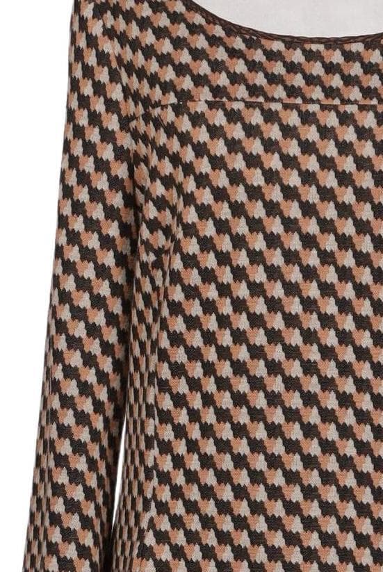 odeeh Damen Kleid, Mehrfarbig, Gr. EU 36