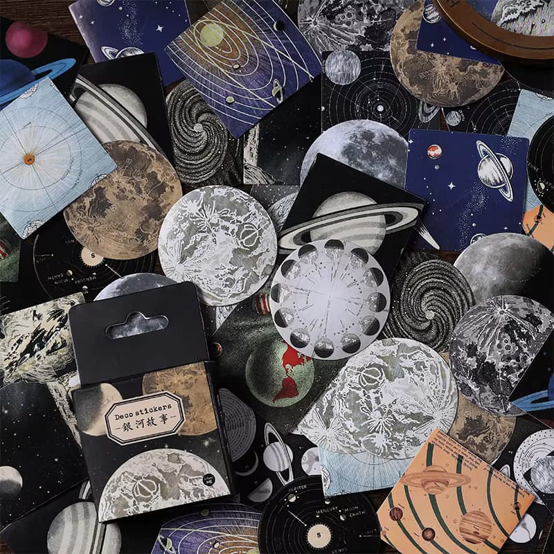 46pcs Per Pack Vintage Series Mini Boxed Stickers Guitar Skateboard Decoration Scrapbook Sticker Phone Case Decor. Tilbud fra Alibaba US.
