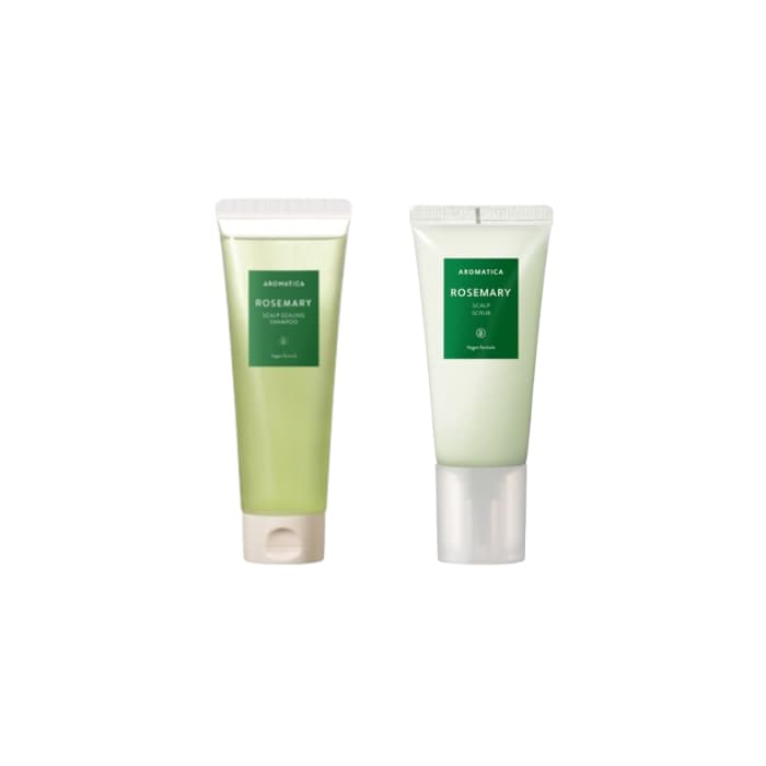 aromatica - Rosemary Scalp Scrub - 165g (1ea) + Rosemary Scalp Scaling Shampoo - 180ml (1ea) Set. Offer from Stylevana PT.