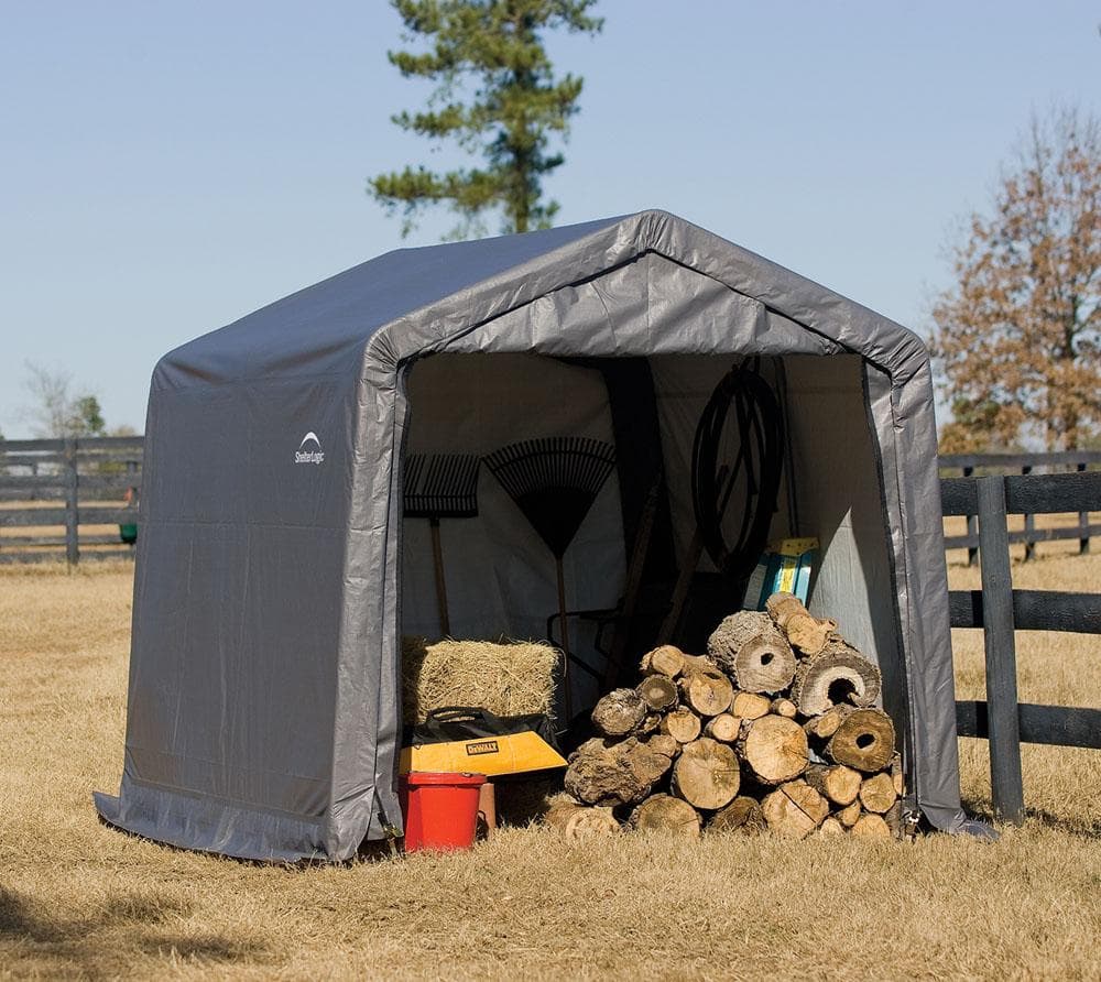 50NRTH ShelterLogic Foliengerätehaus 9 m² grau. Offer from Norma24 DE.