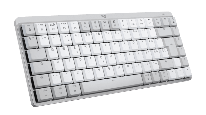 Logitech MX Mechanical Mini für Mac Hellgrau Deutsch Kabellos