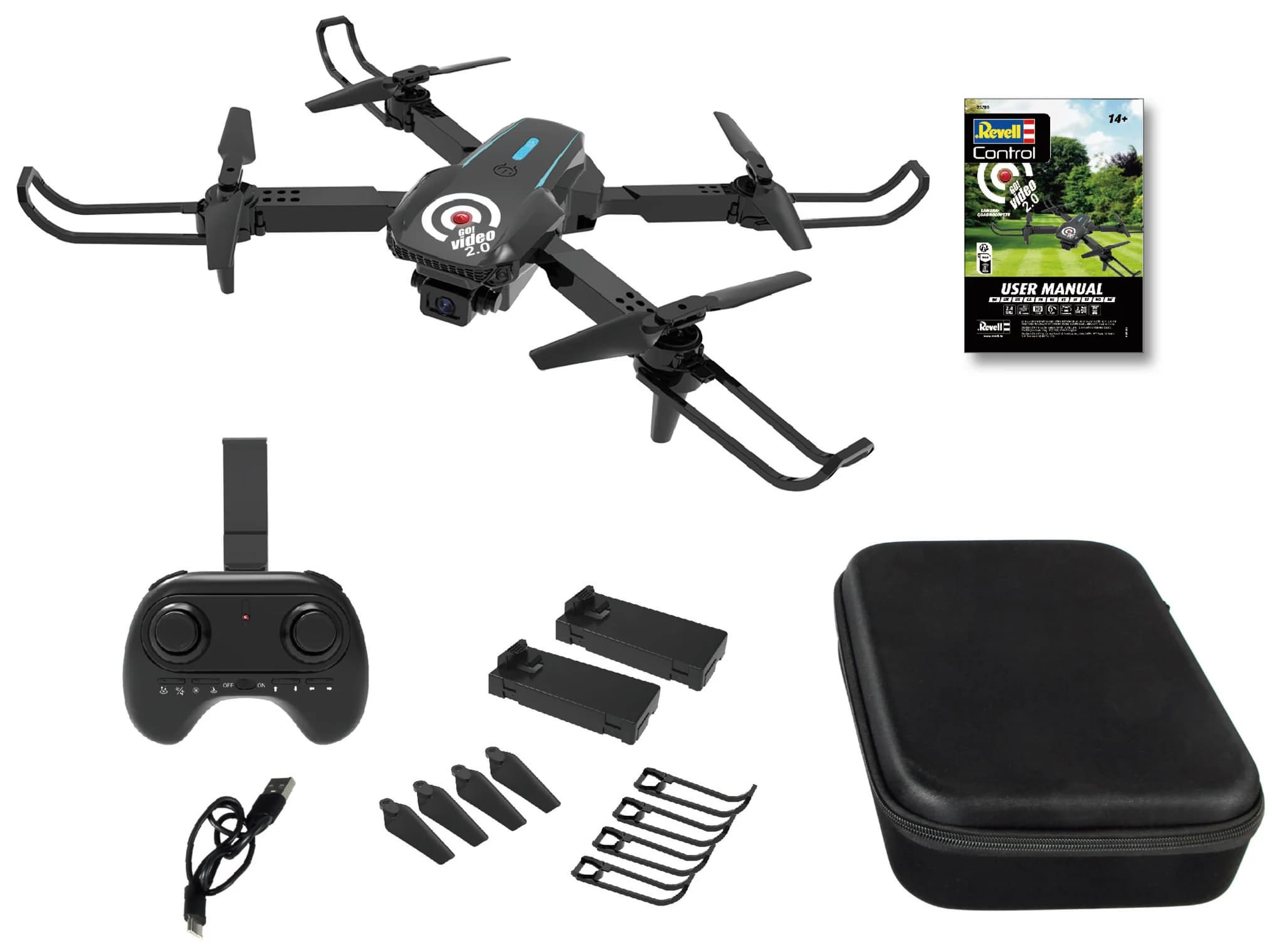 RC Quadrocopter GO! Video 2.0. Angebot von Revell-shop DE/AT.