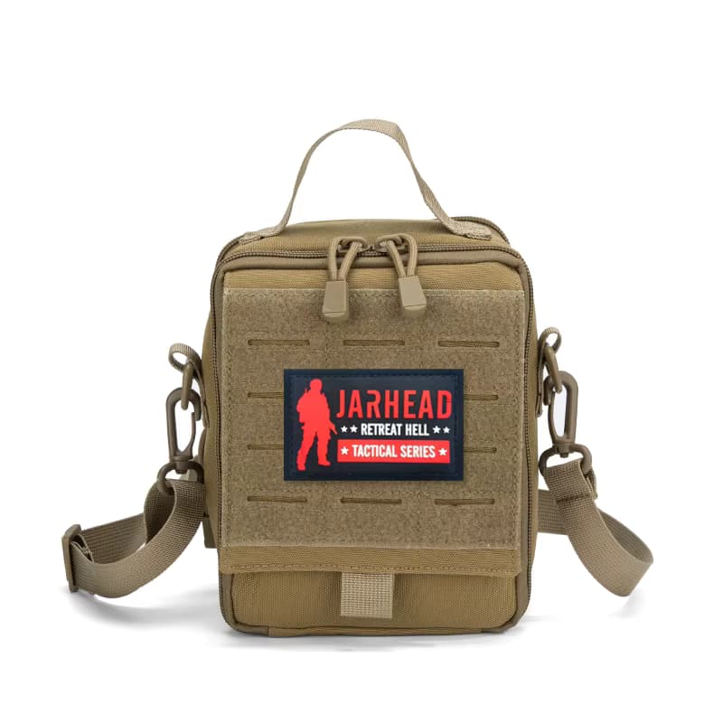 Taktische MOLLE EDC Umhängetasche, Outdoor Mehrzweck-Erste-Hilfe-Tasche mit Schultergurt für den Täglichen Gebrauch Wandern Jagd