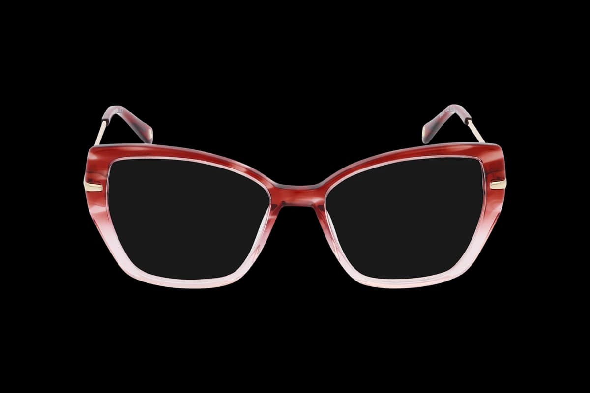 KIND Maas Damen Brille mit und ohne Sehstärke / Pink / extravagant