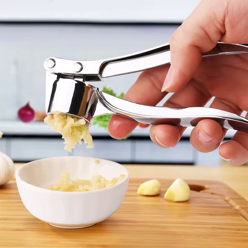 Edelstahl Multifunktions Knoblauch Presse Crusher Küche Kochen Ingwer Squeezer Masher Handheld Ingwer Fleischwolf Werkzeuge Knoblauch