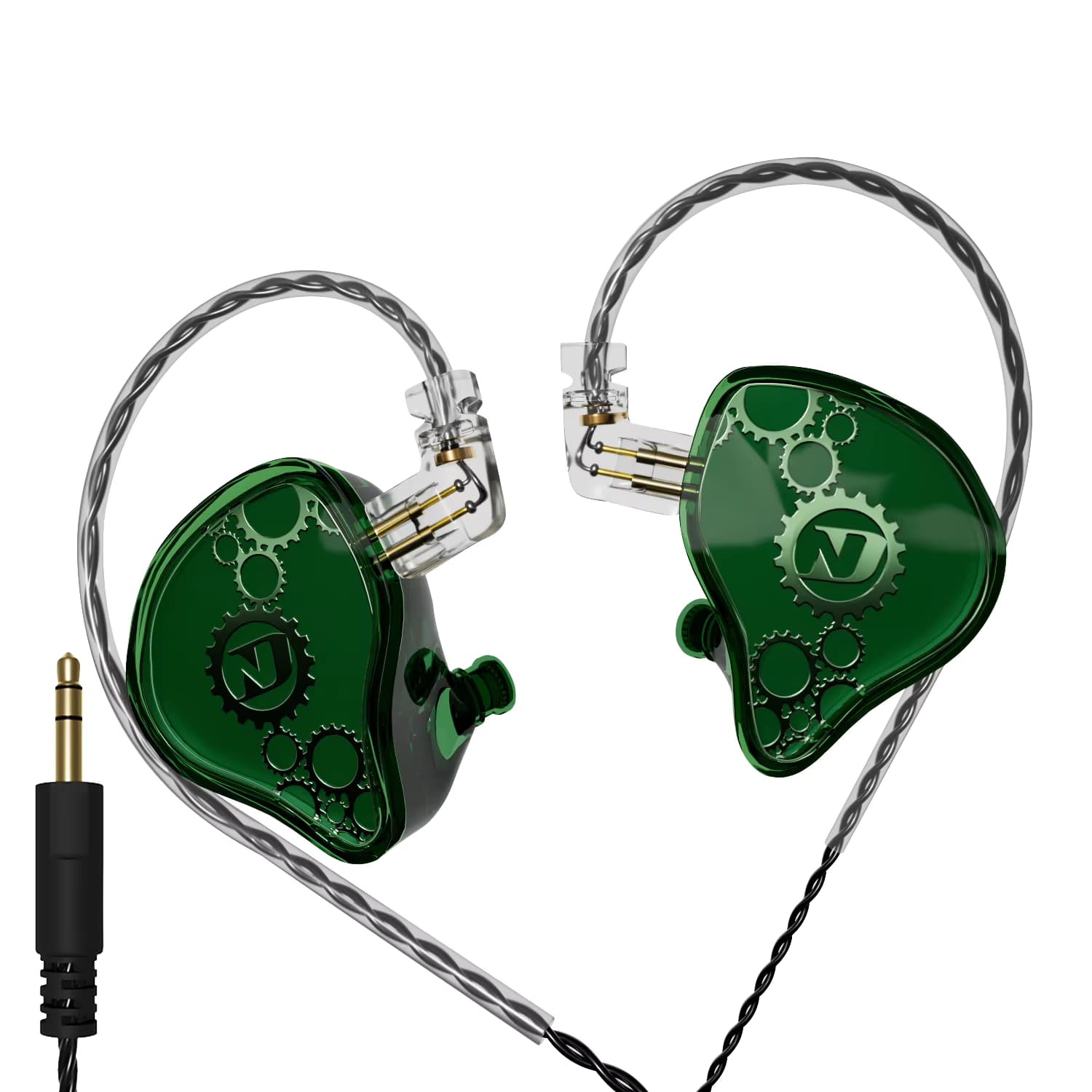 ND Venus Kopfhörer, HiFi-Bass-Stereo-Kopfhörer mit Kabel, dynamischer Antrieb, Typ C/3,5 mm, Gamer-Headset mit Geräuschunterdrückung für Smartphones