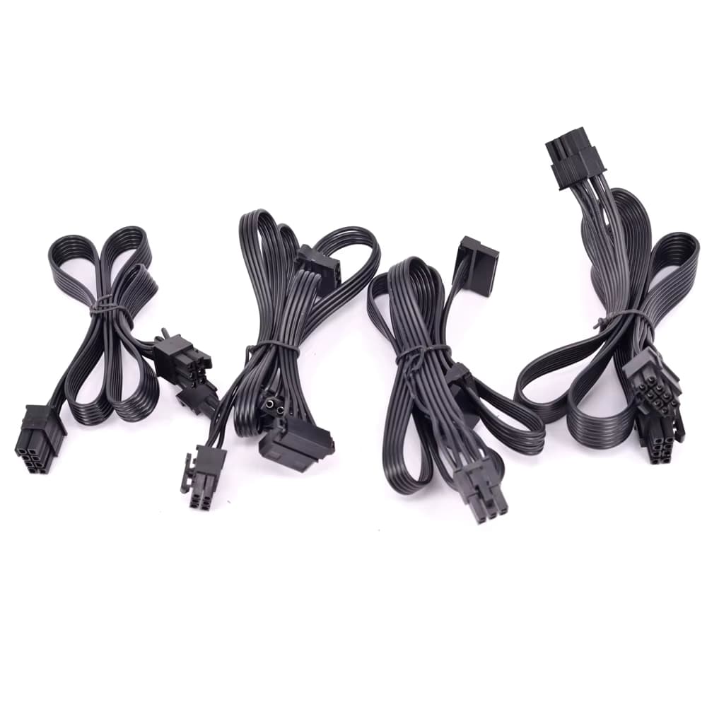 Für CORSAIR TX-M Serie TX850M TX750M TX650M PCI-e 6Pin 1 zu 3 SATA 4Pin Peripherie Molex Netzteil Kabel GPU 8Pin zu 6 + 2Pin