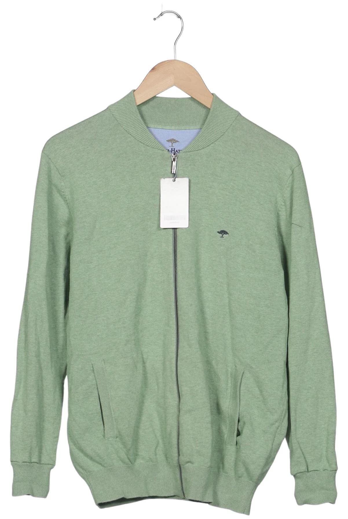Fynch Hatton Herren Strickjacke, Hellgrün, Gr. M