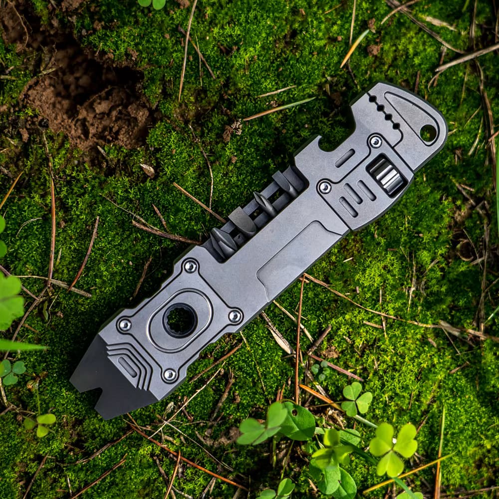 EDC Titanlegierung Brecheisen Stemmeisen Flaschenöffner Schraubenschlüssel Werkzeuge Hand Outdoor Camping Ausrüstung EDC Multifunktionswerkzeuge Geschenkkollektion