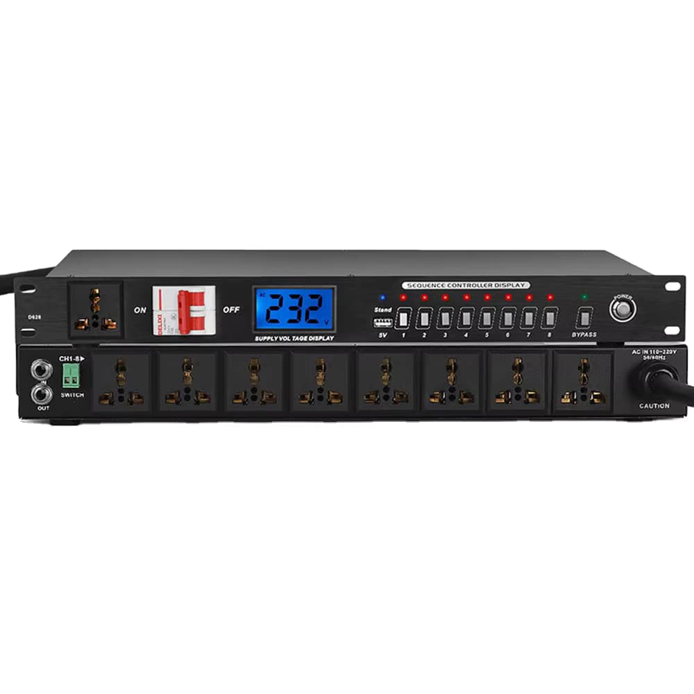 Factory Price D628 Professional 9 Channel Audio Power Sequencer Controller Karaoke Sound Speaker System. Tilbud fra Alibaba US.