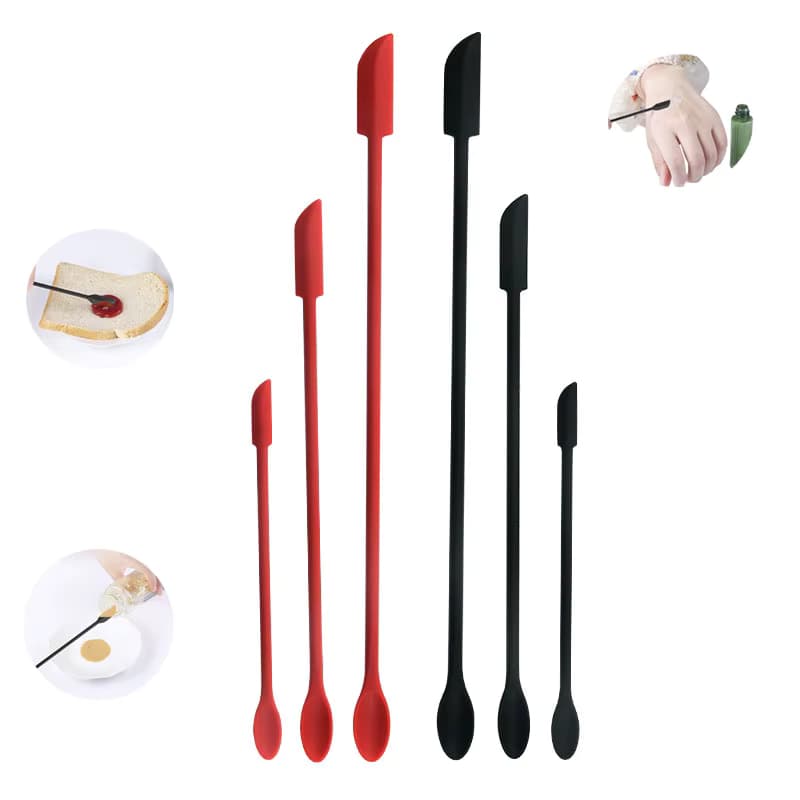 Spatula Spoon Jam Cream Butter Makeup Thin Jar Scraper Reusable Mini Spatulas Non-Stick Heat Resistant Small Silicone Spatula. Tilbud fra Alibaba US.
