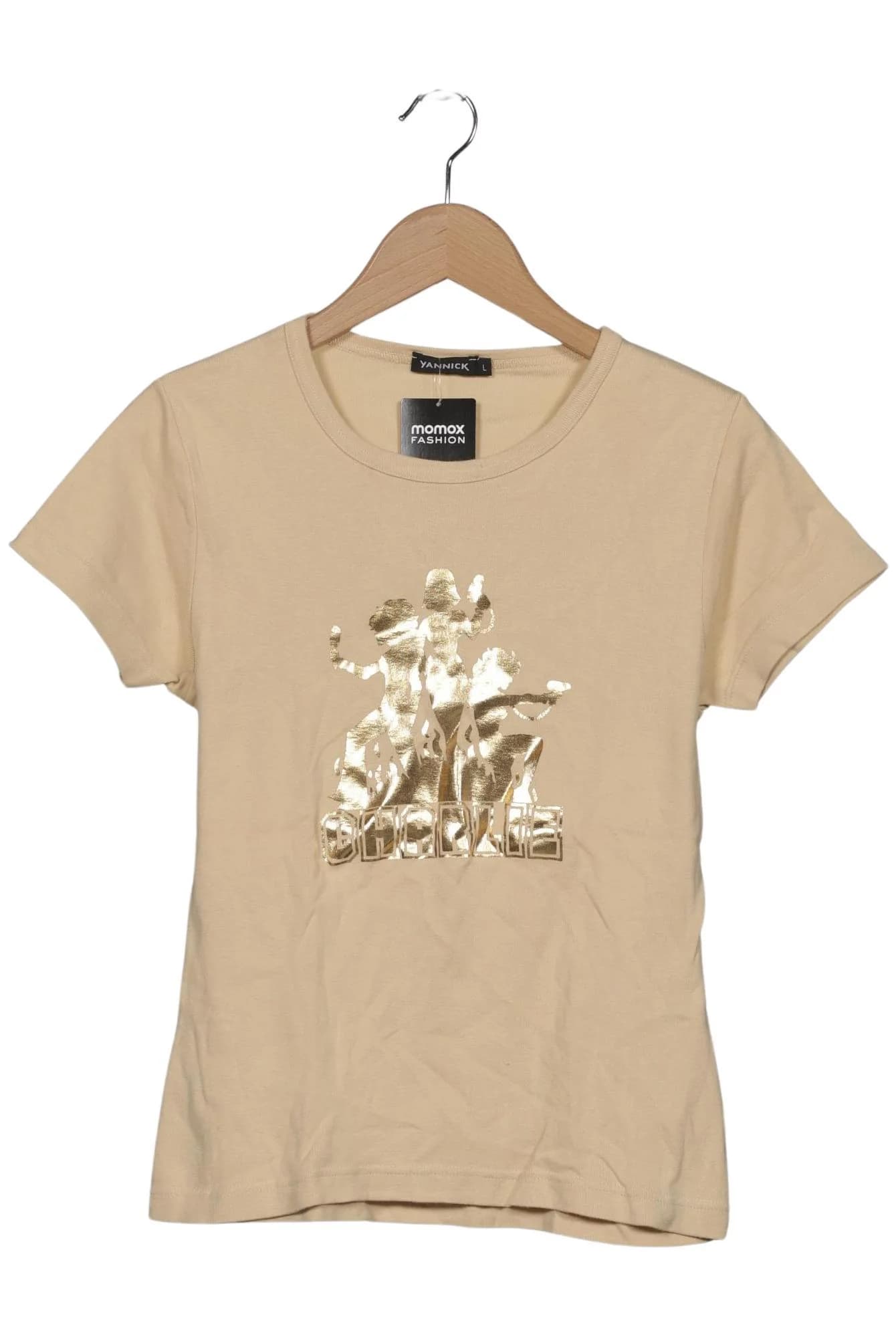Yannick Damen T-Shirt, Beige, Gr. L