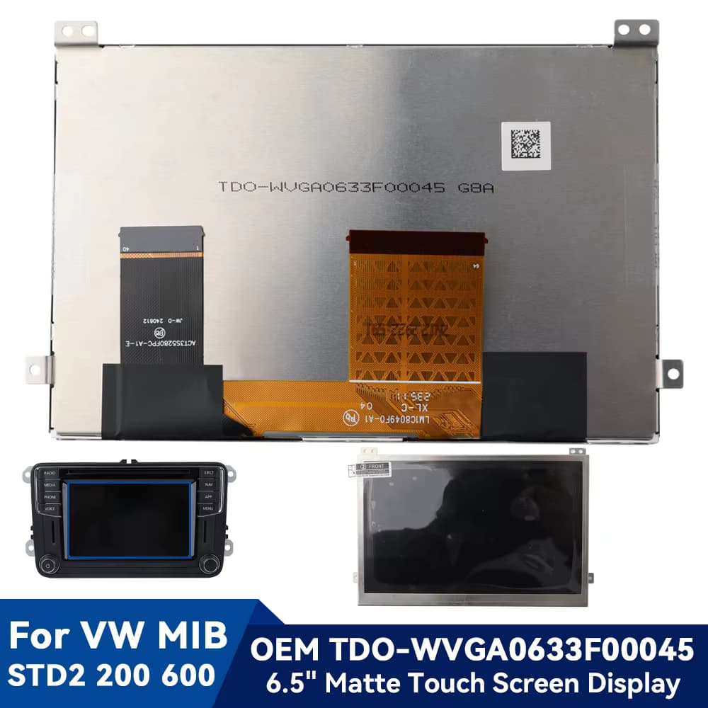 Mattes LCD-Touchscreen-Display OEM 6,5 Zoll TDO-WVGA0633F00045 für VW MIB STD2 Discover 682 680 684 200 Series Auto-DVD-Navigator