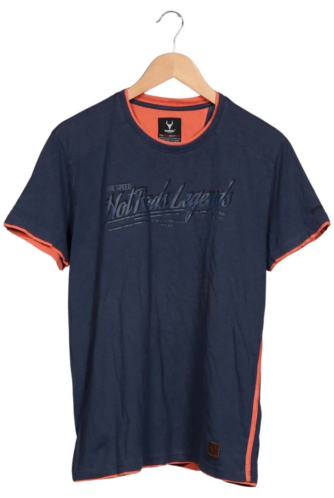 Questo Savage Herren T-Shirt, Marineblau, Gr. L
