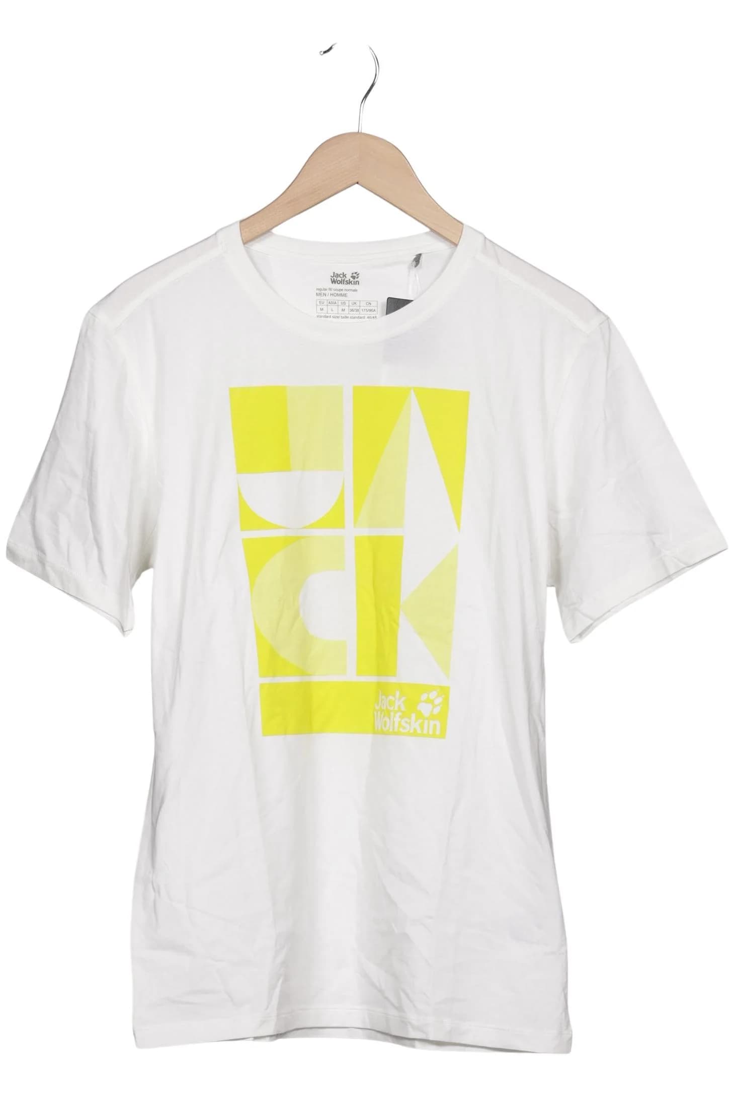 Jack Wolfskin Herren T-Shirt, Neon, Gr. M
