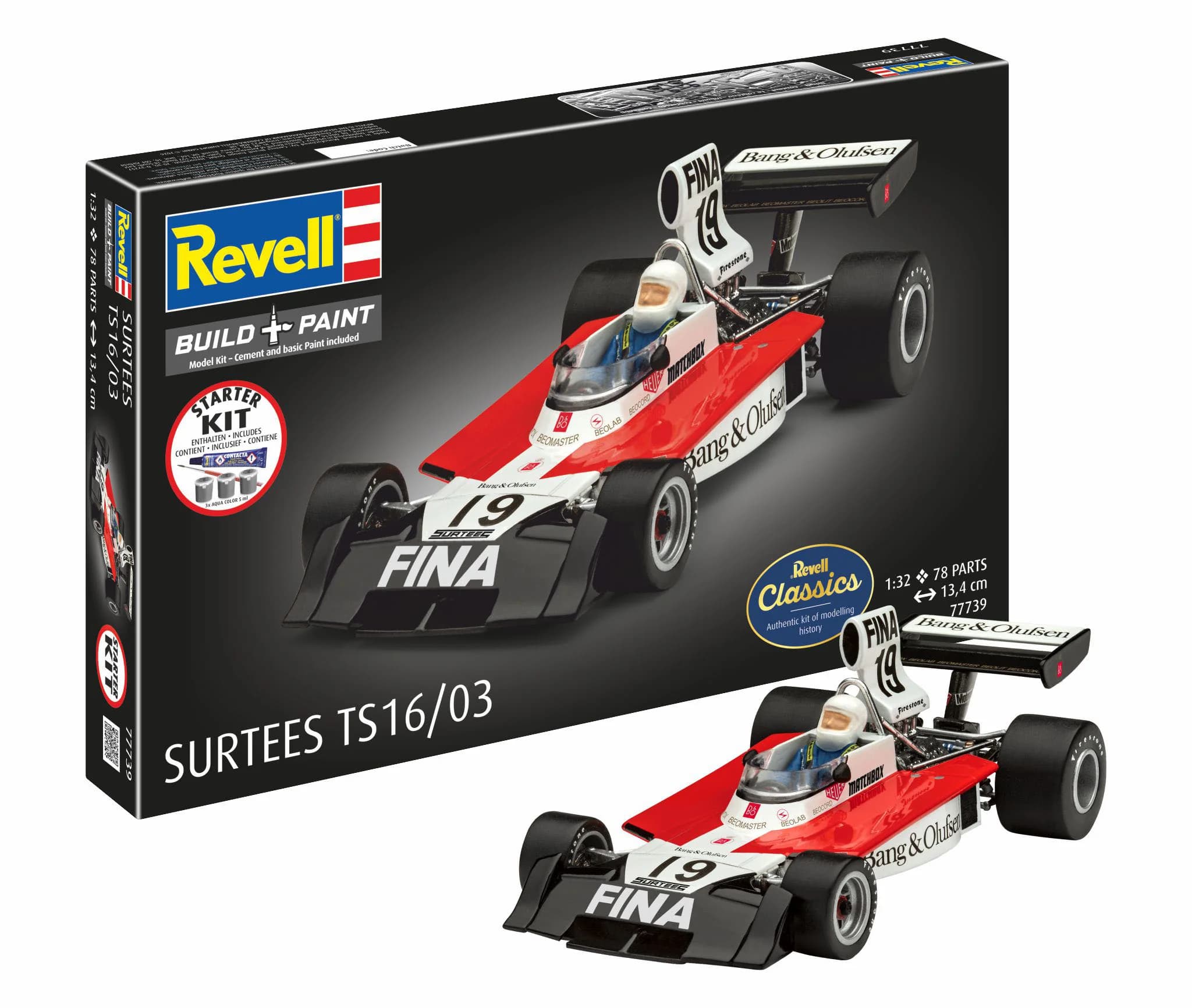 Starter Kit Surtees TS16/03. Angebot von Revell-shop DE/AT.