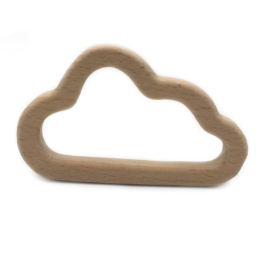 ABCPICK Bio-Holz-Schrägwolke, natürliches Greifspielzeug, Duschgeschenk, Kleinkind-DIY-Armband, Schmuckherstellung, handgefertigte Accessoires