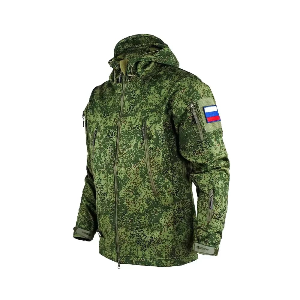 Taktische Russland Uniform Jacke Outdoor Frühling und Herbst Mantel Regendicht Soft Shell Grün Camouflage Assault Anzug Herren Jacke