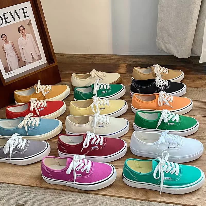 Lässige flache Segeltuch-Turnschuhe für Damen im Freien, einfarbig, flache Sportschuhe, Tennis, weibliche Streetwear, Schnürschuhe, vulkanisierte Schuhe