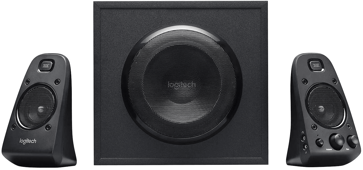 Logitech Z-623 Lautsprechersystem, Schwarz, Kabelgebunden