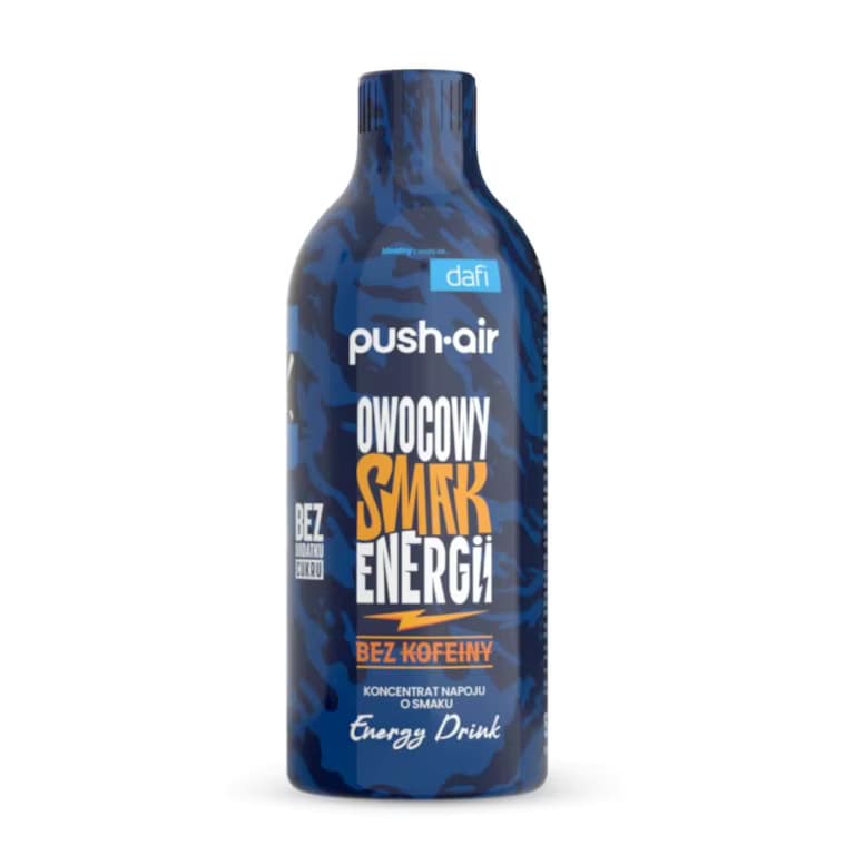 Sirup für Saturator Energy Pushair Dafi Energetyk 500ml Ohne Koffein Ohne Zucker