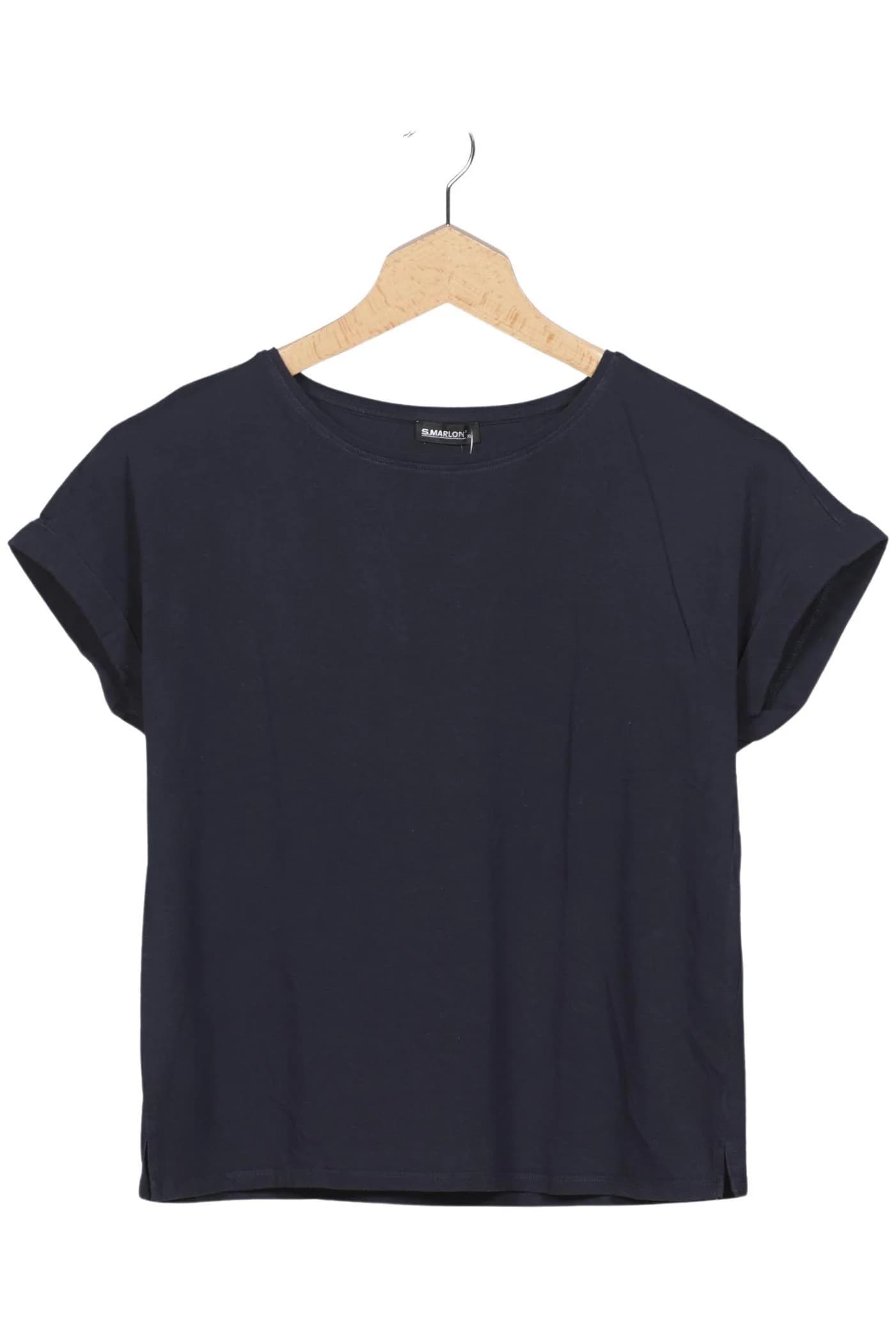 S.marlon Damen T-Shirt, Marineblau, Gr. XL