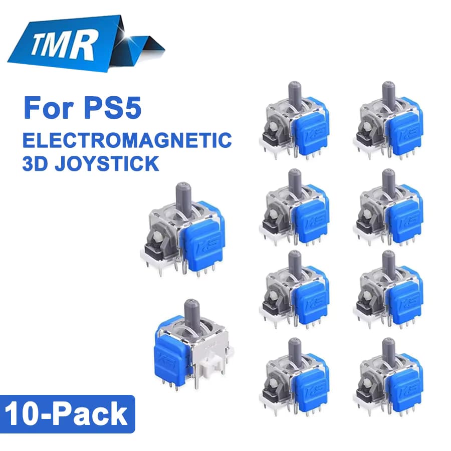 TMR Elektromagnetischer Joystick für PS5-Controller, Thumbstick No-Drift, Upgrade-Ersatzset, Gamepad, 3D-Analogsensor-Zubehör