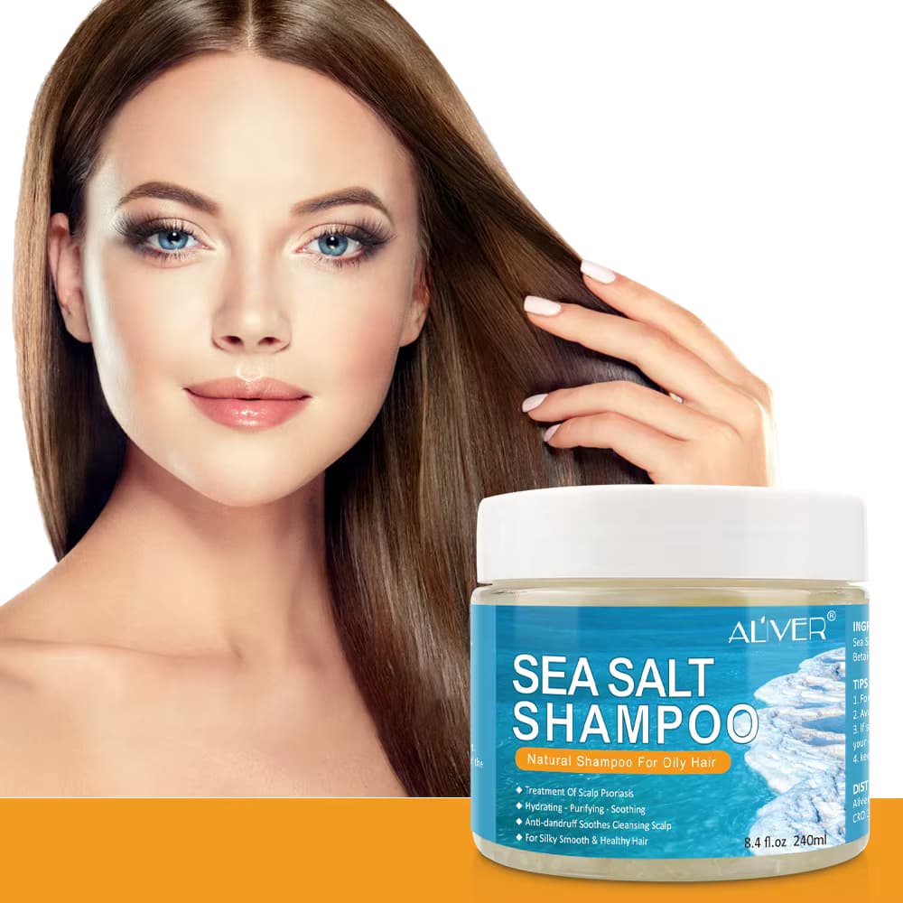 ALIVER Sea Salt Shampoo Effectively Anti-dandruff and Psoriasis Effective Against Itchy Scalp and Dandruff. Tilbud fra Alibaba US.