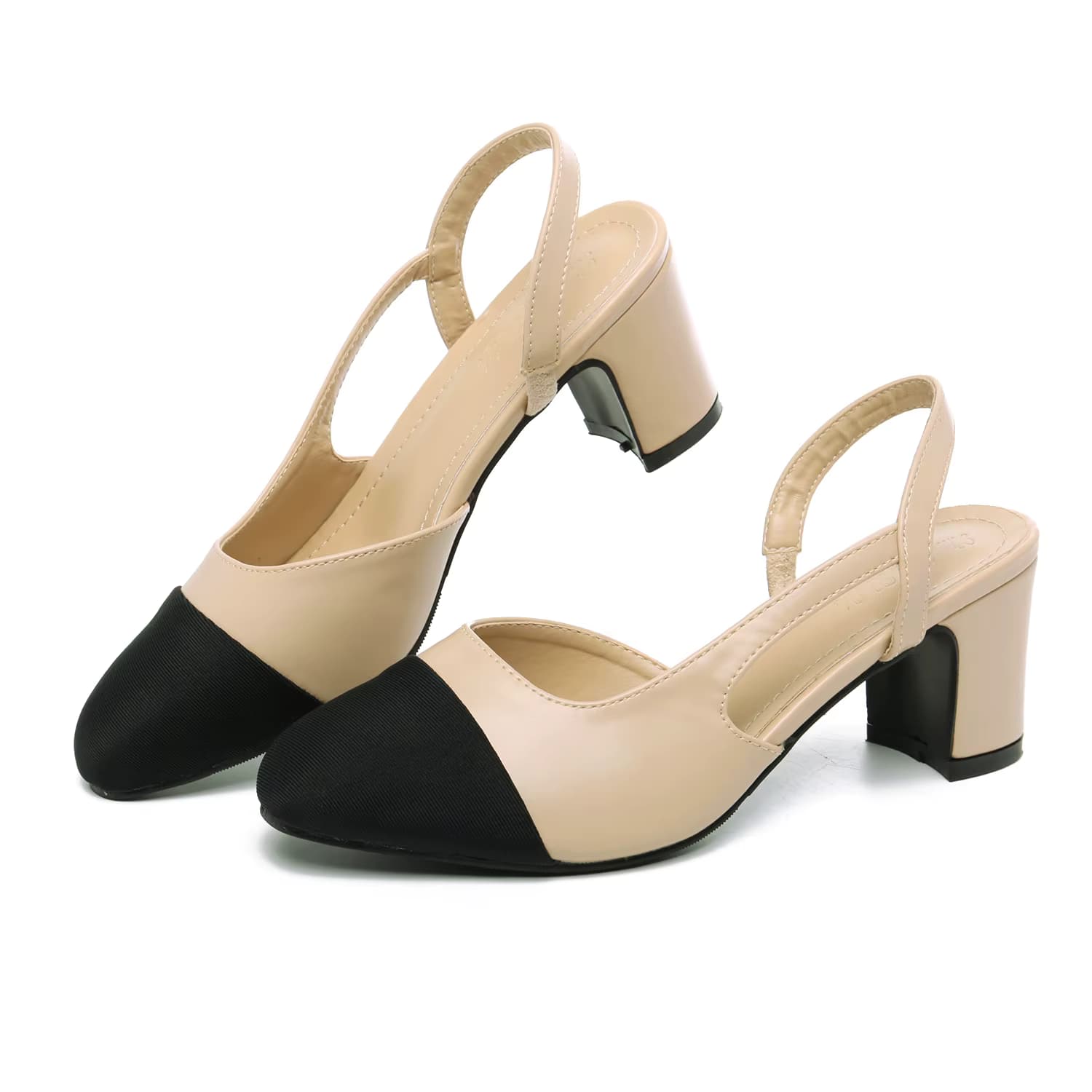 2025, Sommer-Frauen-Luxus-High-Heels-Schuhe für Damen, Farbspleißen, gemischte Farben, runde Zehensandalen, Damen-Hausschuhe, Freizeitschuhe
