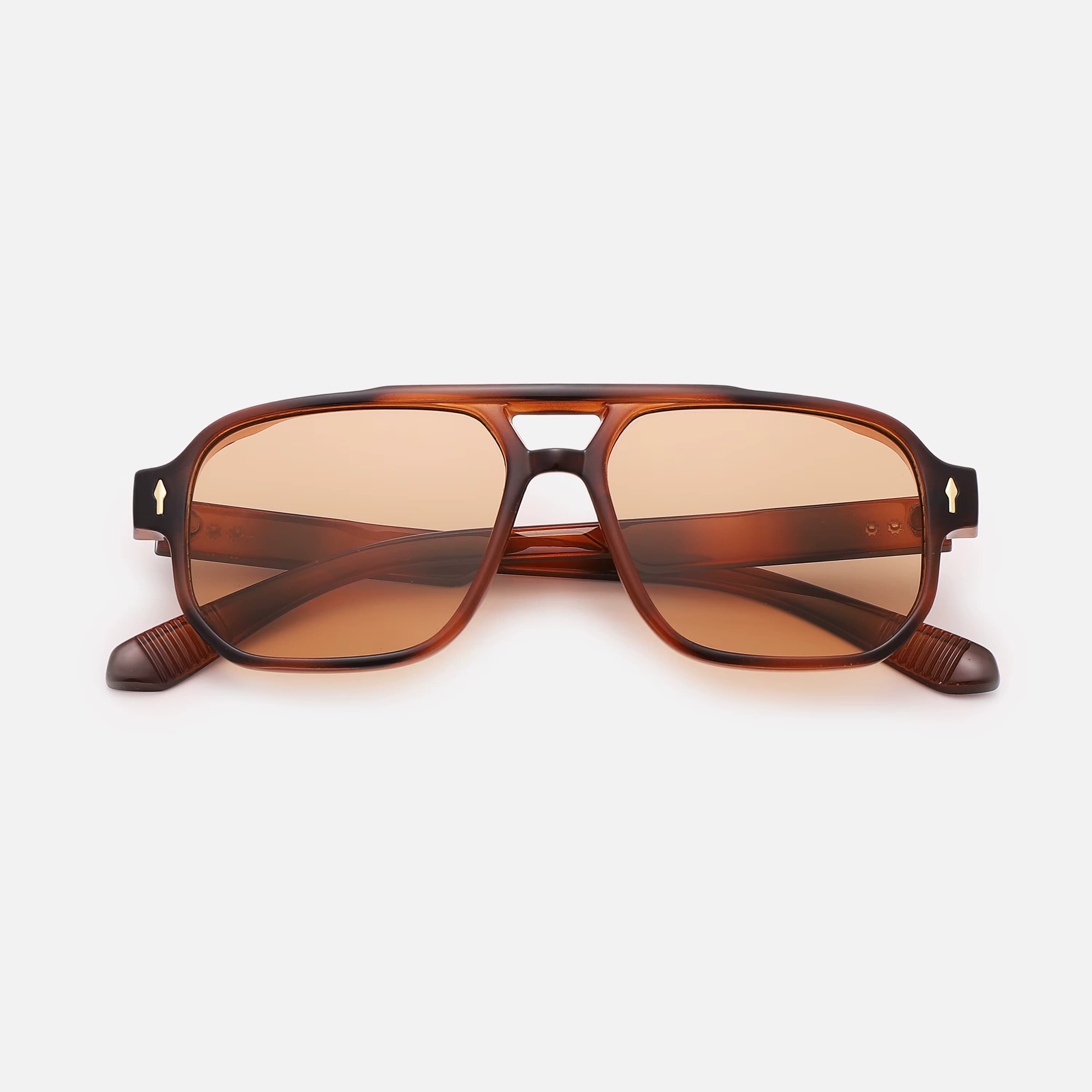 Marken-Mode Quadratische Sonnenbrille für Damen und Herren Retro-Nieten Damen Markendesigner-Sonnenbrillen UV400 Sonnenschutz-Brillen