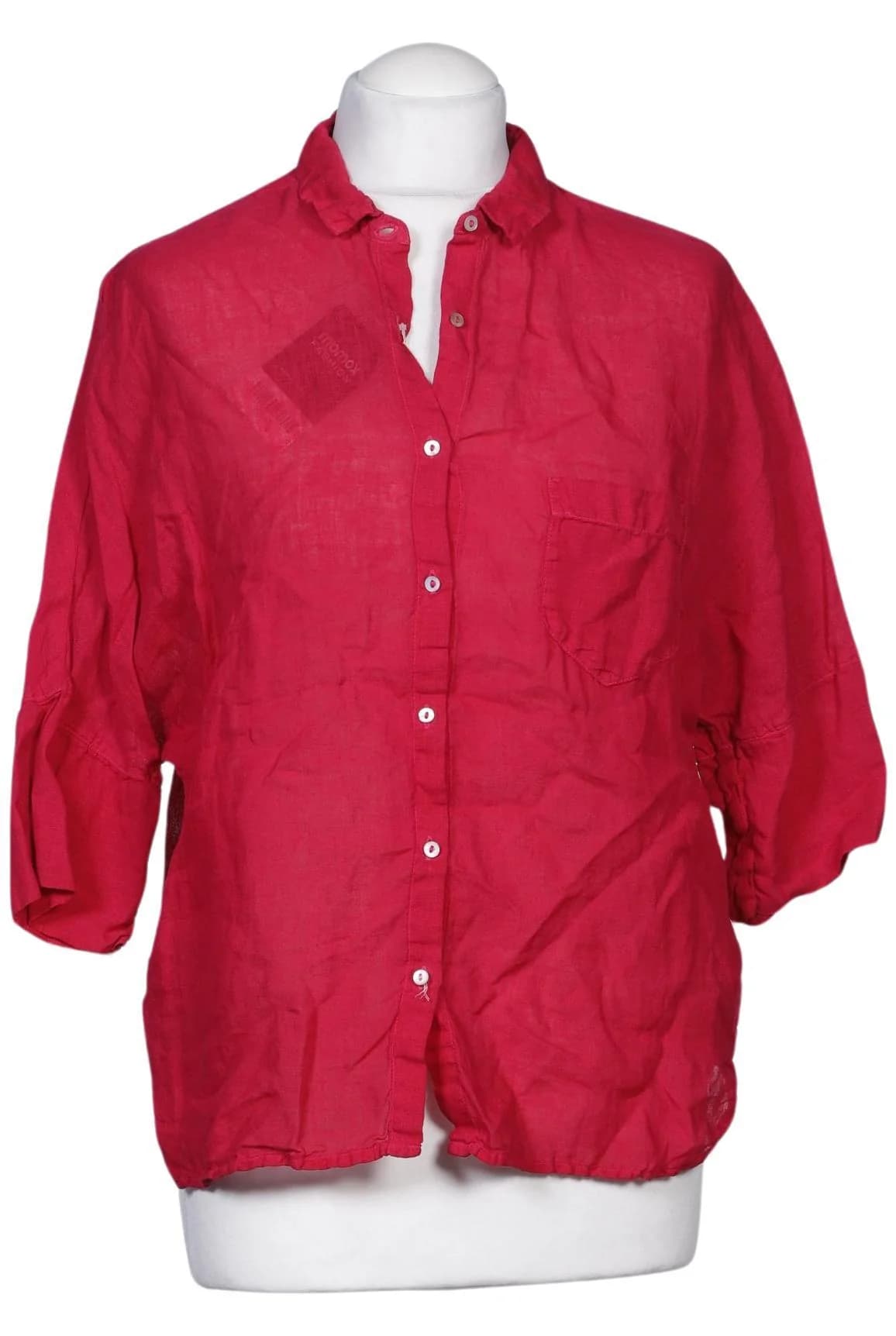 120%lino Damen Bluse, Rot, Gr. IT 40