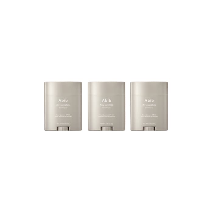 Abib Airy Sunstick Smoothing Bar SPF50+ PA++++ - 23g (3ea) Set