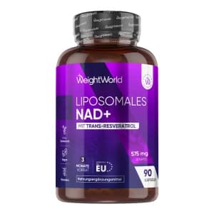 Liposomales NAD+ mit Trans-Resveratrol Kapseln online kaufen. Offer from WeightWorld DE.