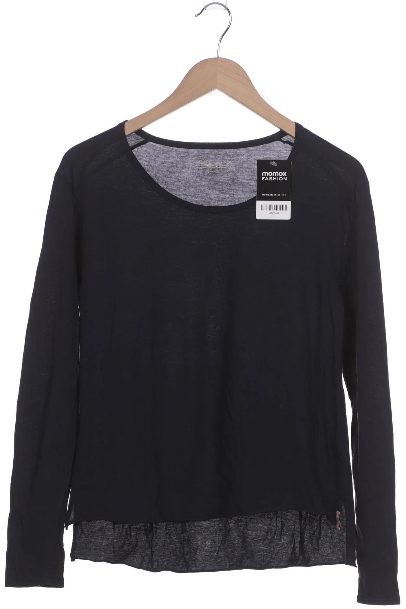 81 hours Damen Langarmshirt, Marineblau, Gr. S