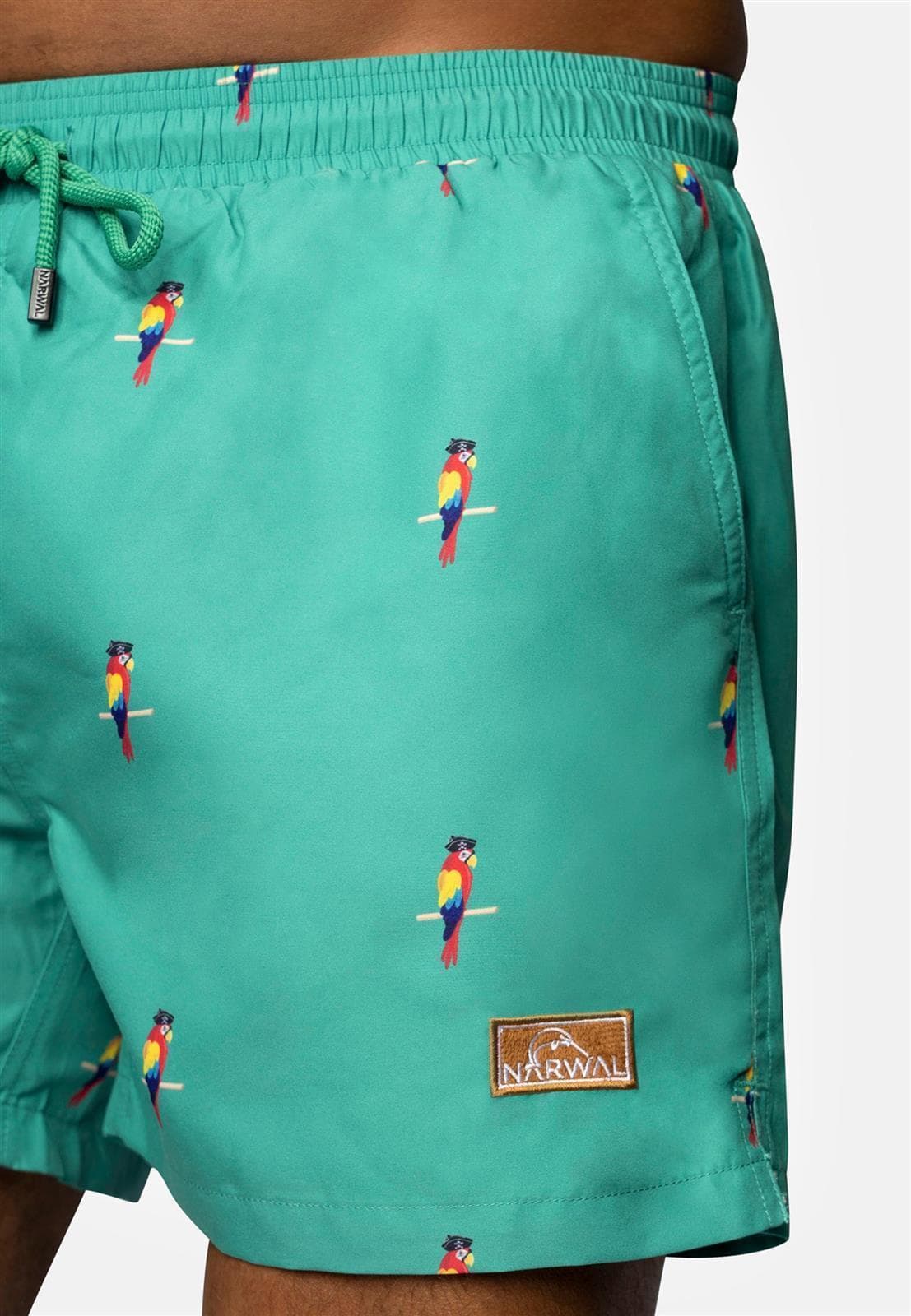 Nachhaltige Badehose mit Print. Angebot von Unipolar DE.